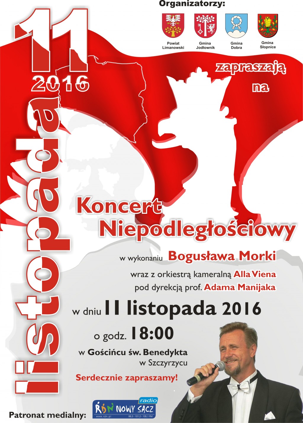 Zapraszamy na Koncert Niepodległościowy