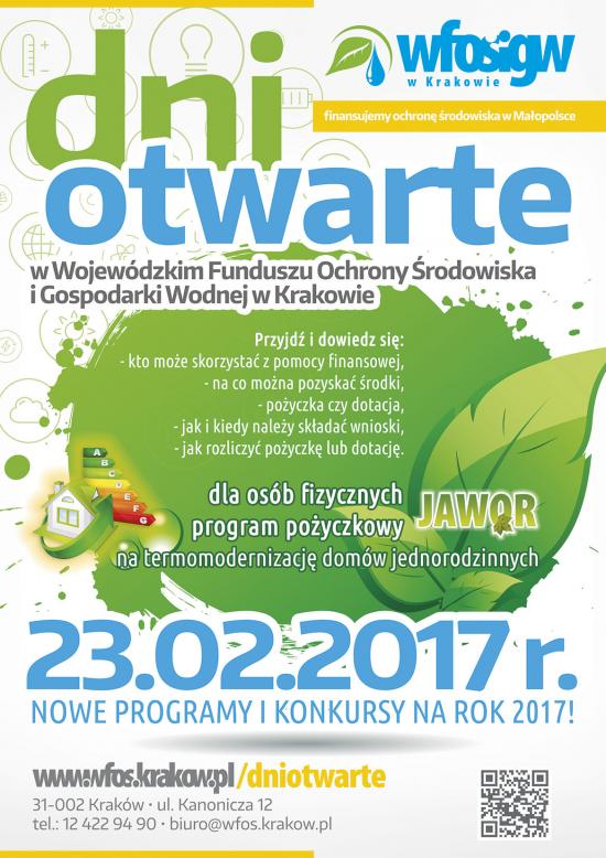 Dni otwarte Wojewdzkiego Funduszu Ochrony Środowska i Gospodarki Wodnej w Krakowie