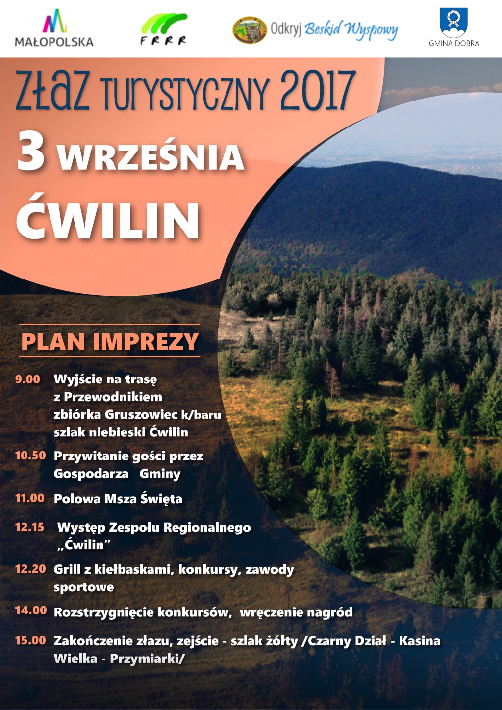 ZŁAZ TURYSTYCZNY NA GÓRZE ĆWILIN - 3 WRZEŚNIA 2017