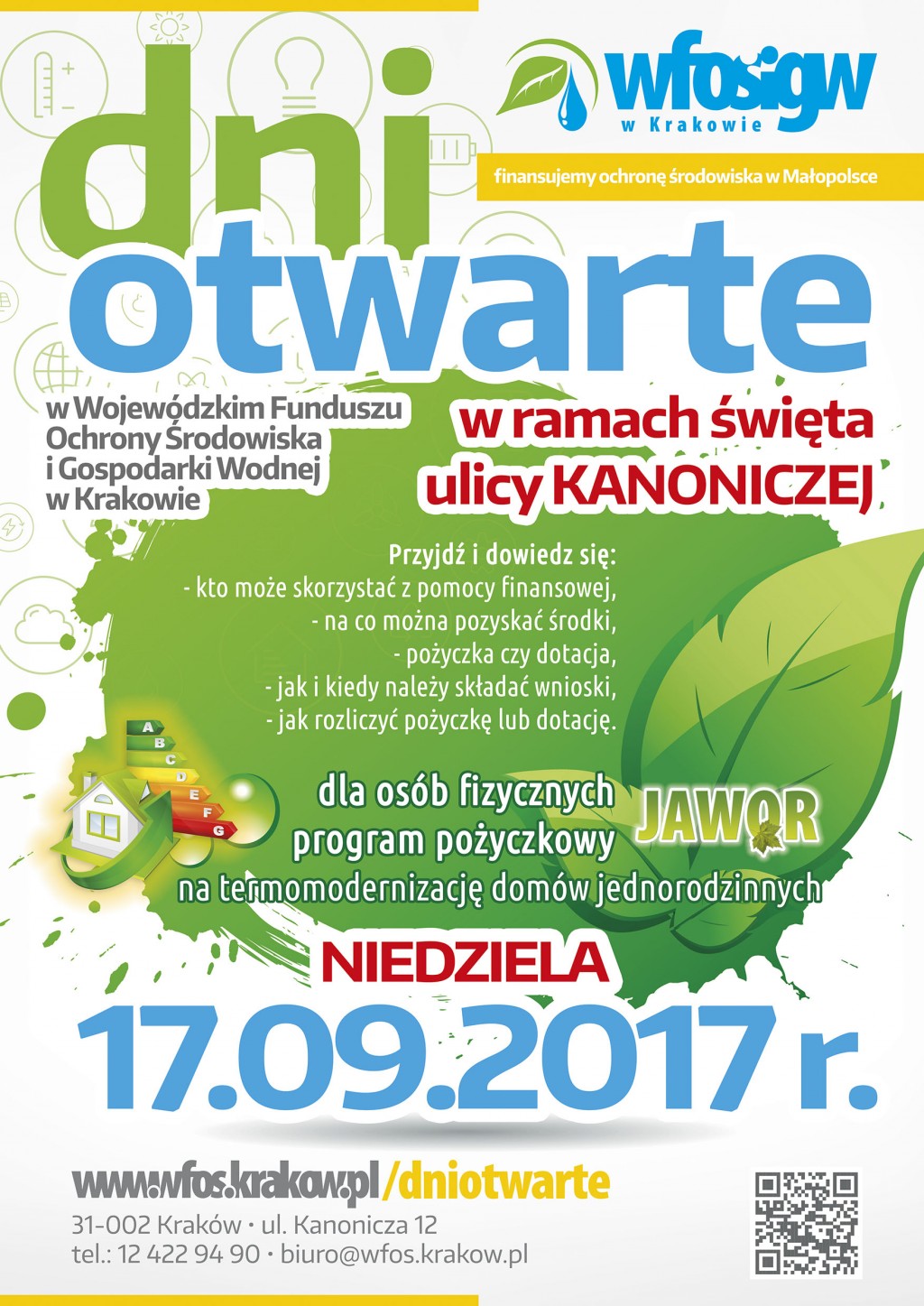 Dzień Otwarty w Wojewódzkim Funduszu Ochrony Środowiska i Gospodarki Wodnej w Krakowie