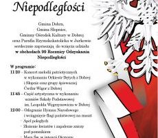 Obchody Święta Niepodległości w Gminie Dobra - 11 listopada w Chyszówkach