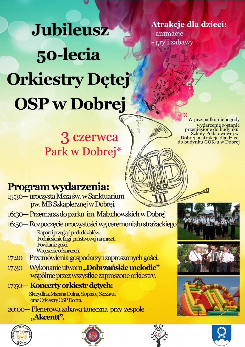 Jubileusz 50-lecia Orkiestry Dętej OSP w Dobrej - 3 czerwca 2018 r.