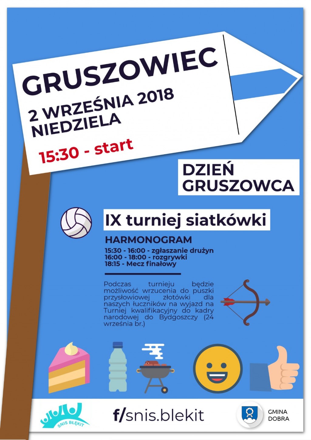 Dzień Gruszowca - IX Turniej Siatkówki - 2 września 2018 r.