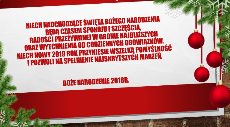 WESOŁYCH ŚWIĄT!