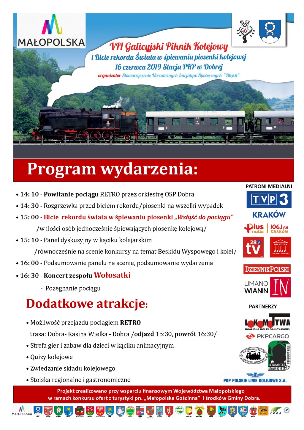 VII Galicyjski Piknik Kolejowy w Dobrej - 16 czerwca 2019 r.