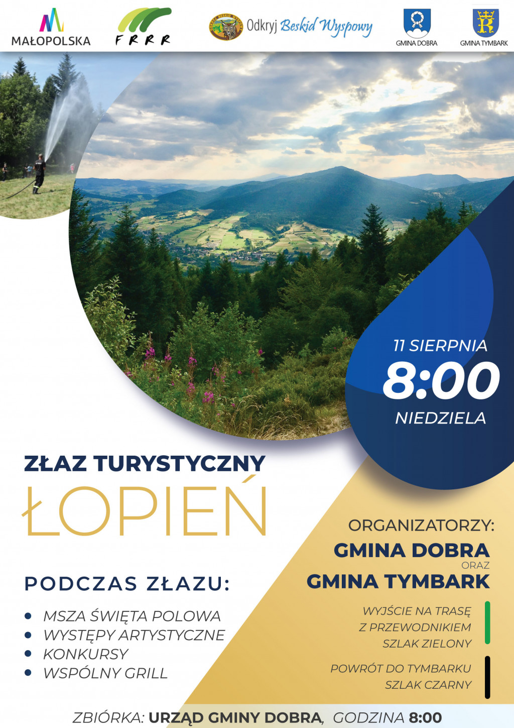 ZŁAZ TURYSTYCZNY NA GÓRZE ŁOPIEŃ - 11 SIERPNIA 2019