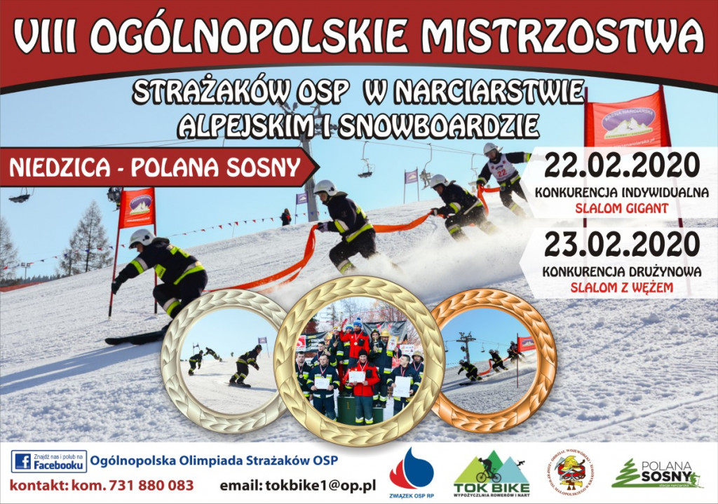 VIII Ogólnopolskie Mistrzostwa Strażaków OSP w Narciarstwie Alpejskim  i Snowboardzie 2020