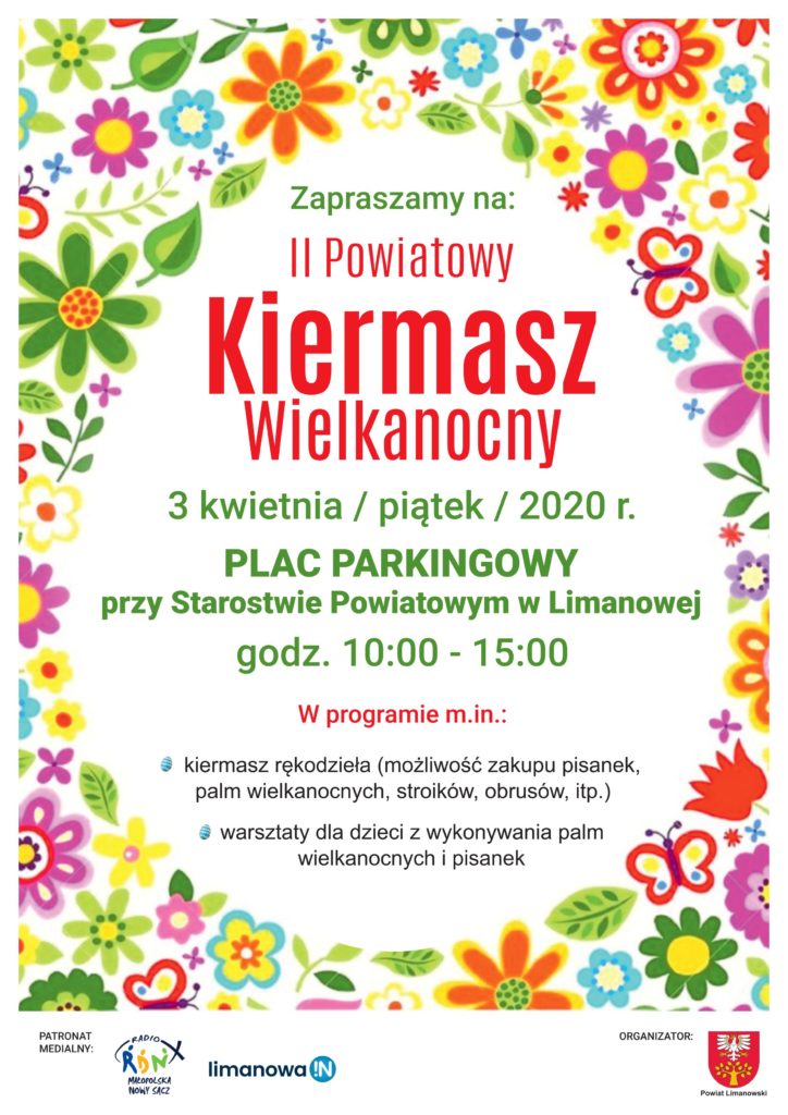 Zapraszamy na II Powiatowy Kiermasz Wielkanocny