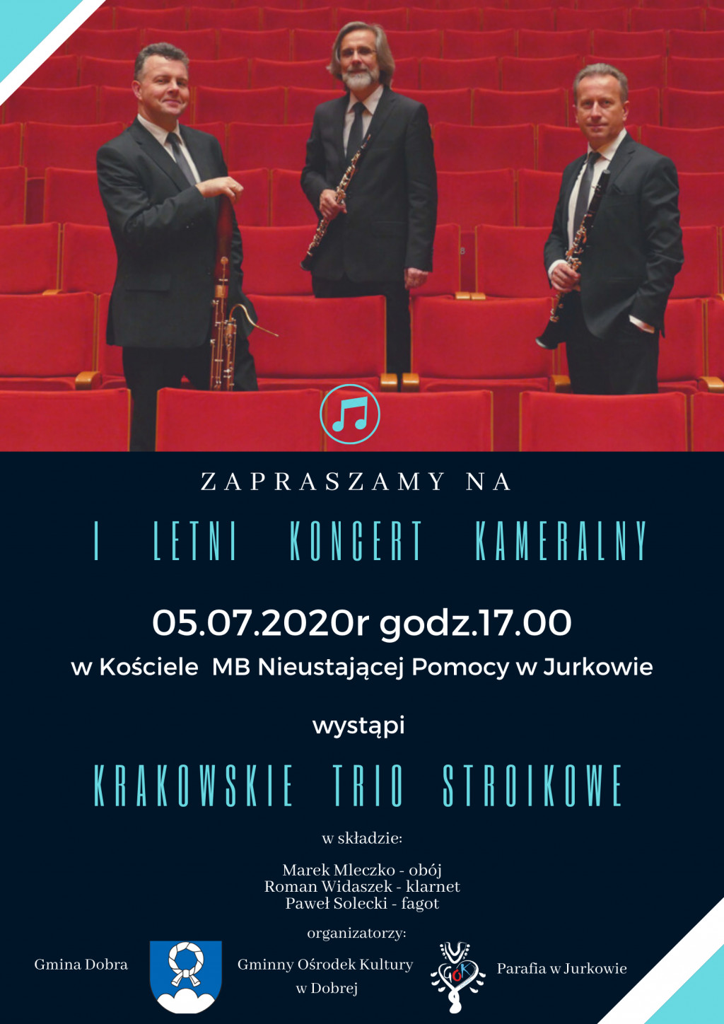 I LETNI KONCERT KAMERALNY - 15 LIPCA 2020 - JURKÓW