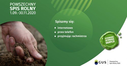 POWSZECHNY SPIS ROLNY 2020 - WAŻNE INFORMACJE