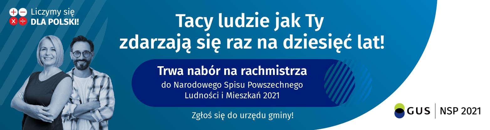 Nabór kandydatów na rachmistrzów spisowych w ramach narodowego spisu powszechnego ludności i mieszkań w 2021 r. - aktualizacja