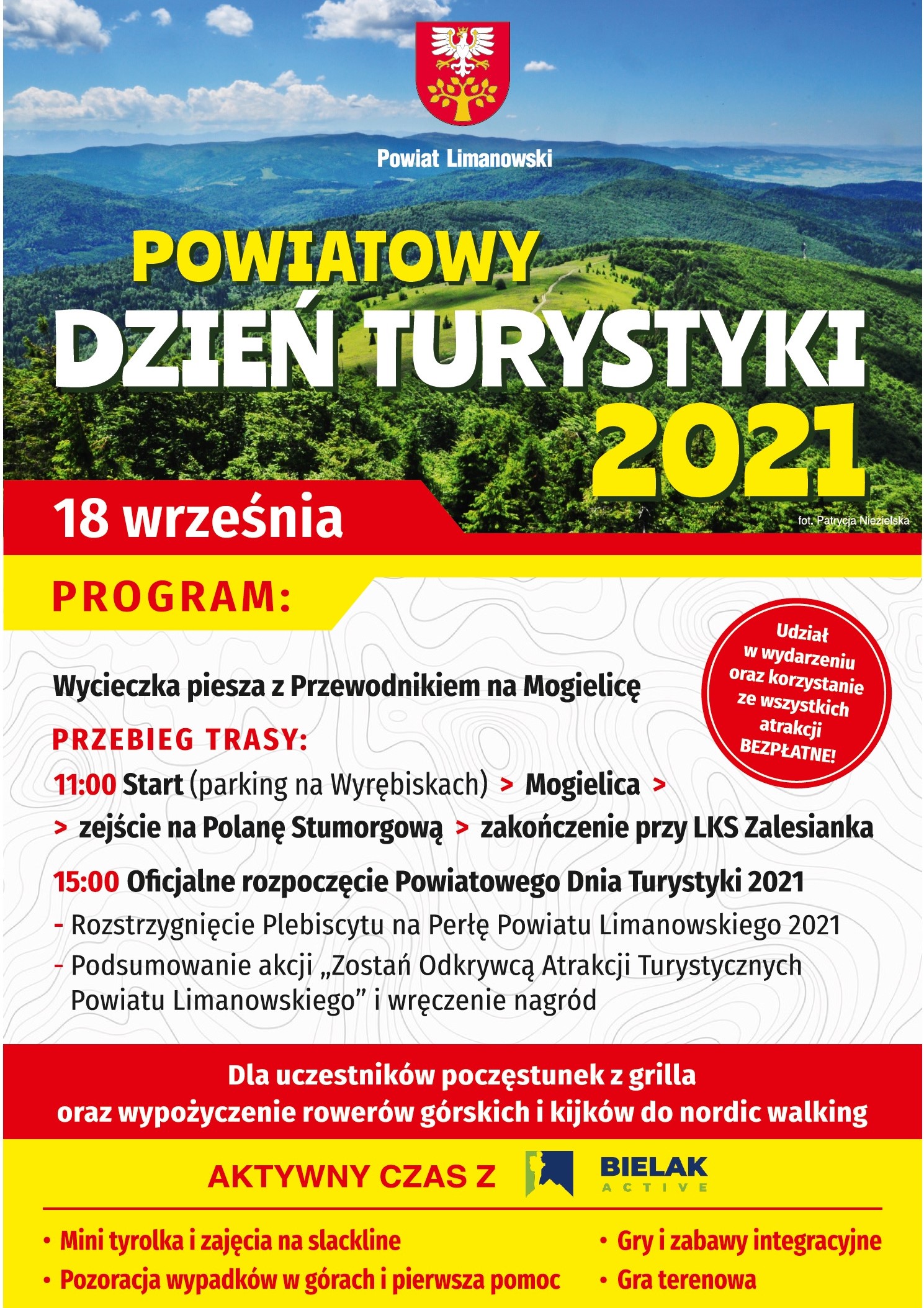 „Powiatowy Dzień Turystyki 2021” - 18 września 2021 r.