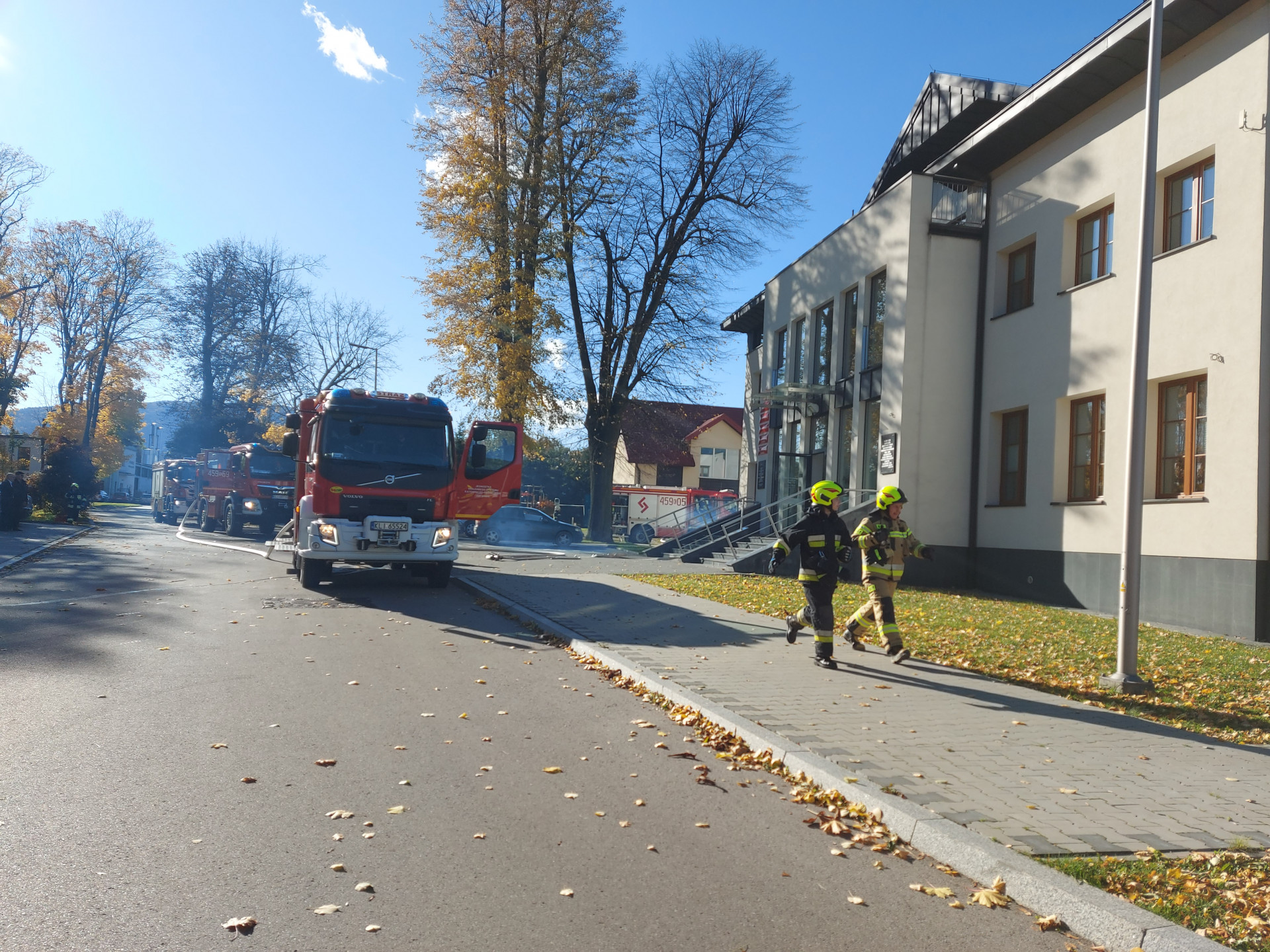 Ewakuacja budynku Urzędu Gminy