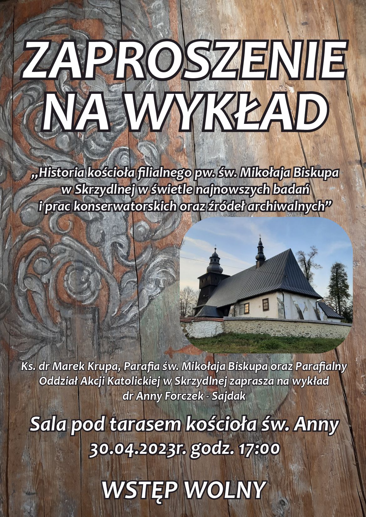 Wykład historyczny - 30.04.2023 r. Skrzydlna