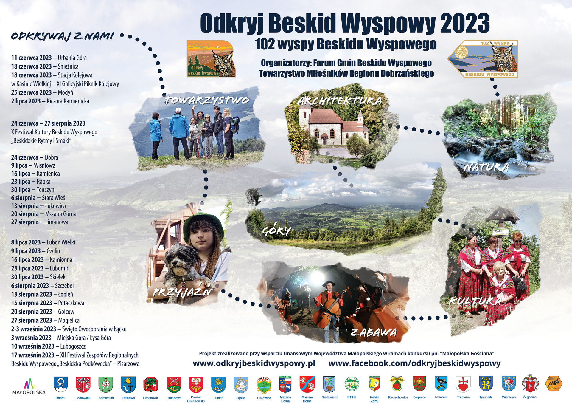 Odkryj Beskid Wyspowy 2023 - 102 Wyspy Beskidu Wyspowego