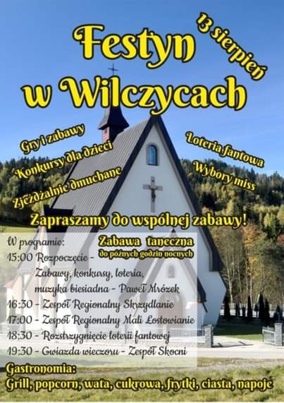Festyn Rodzinny w Wilczycach - 13 sierpień 2023 r.