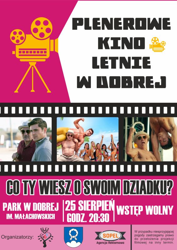 Plenerowe Kino Letnie w Dobrej - 25.08.2023 r.