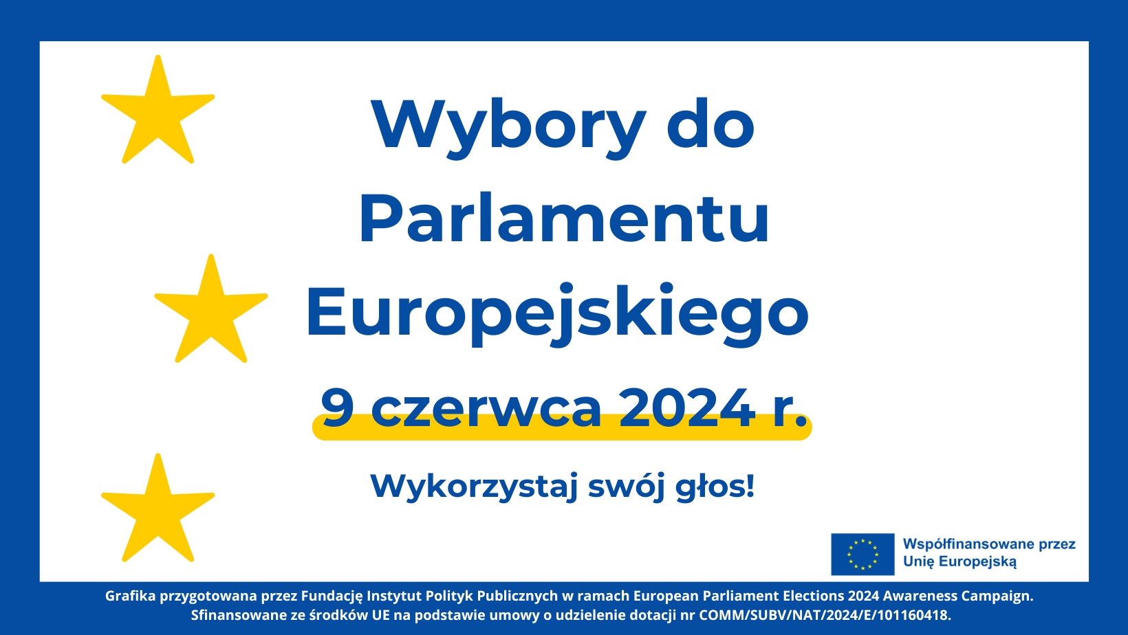 Wybory do Parlamentu Europejskiego - 9 czerwca 2024 r.