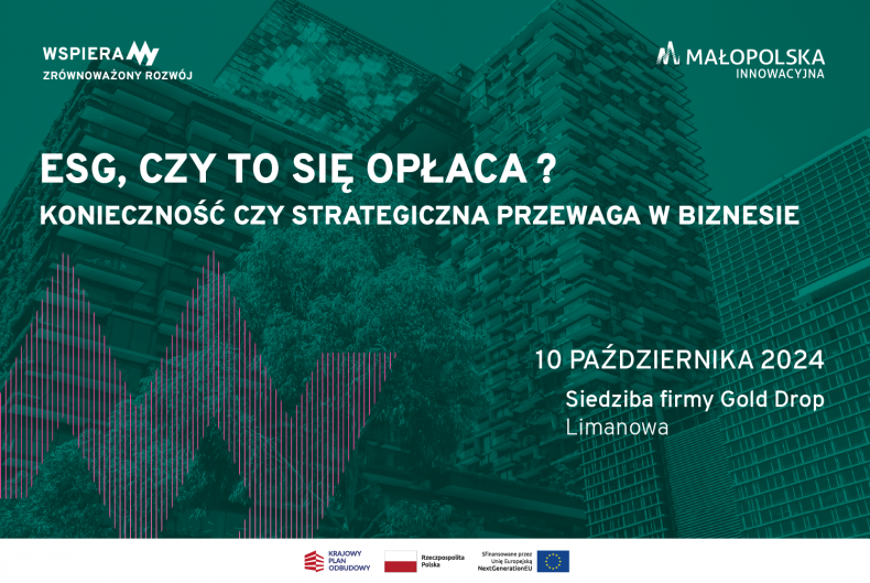 Zapraszamy na czwartą konferencję regionalną z cyklu „Innowacyjna Małopolska” w Limanowej!