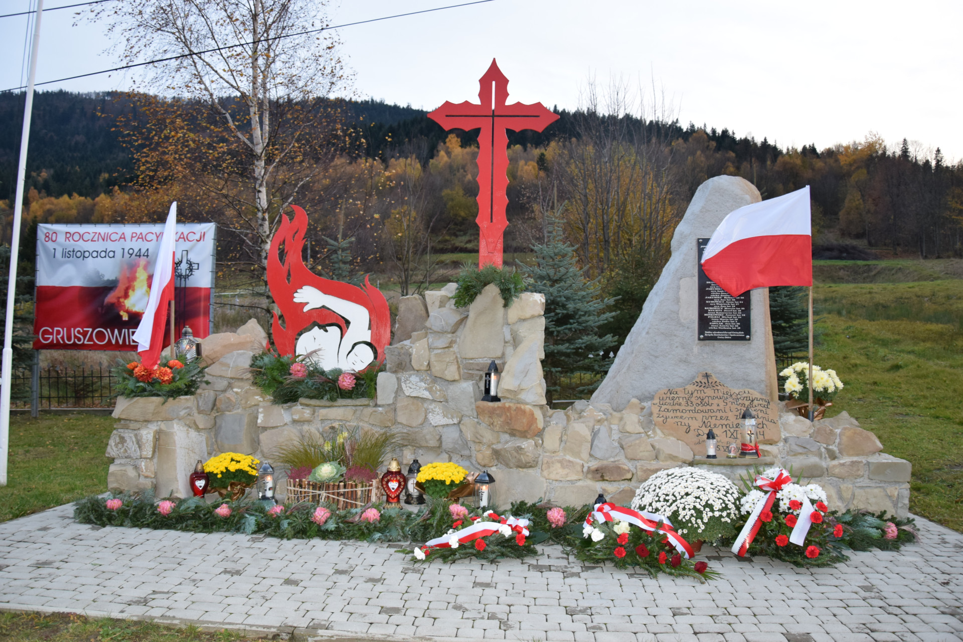 Obchody 80. rocznicy pacyfikacji wsi Gruszowiec