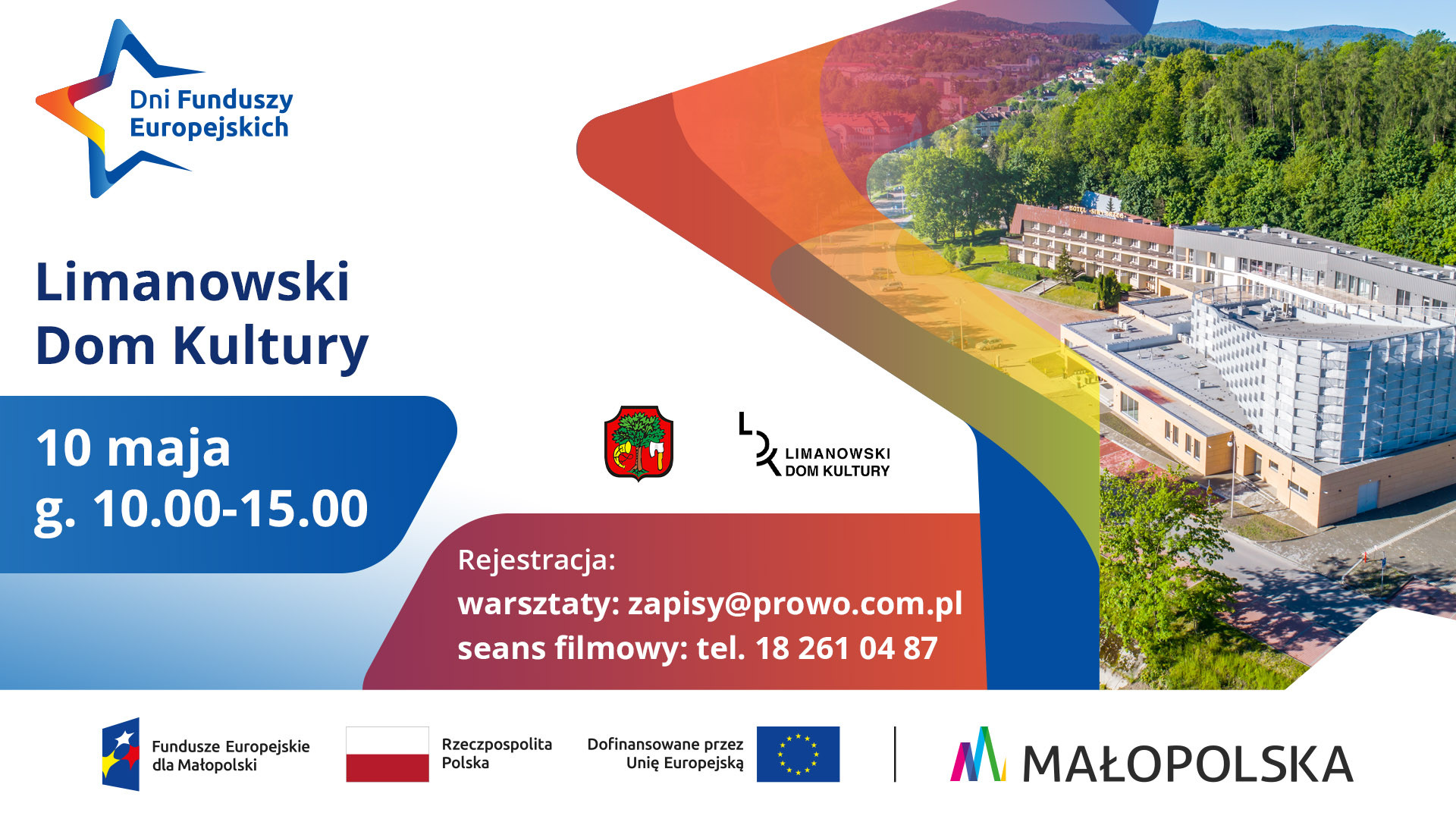 Zaproszenie na Dni Funduszy Europejskich w Limanowej