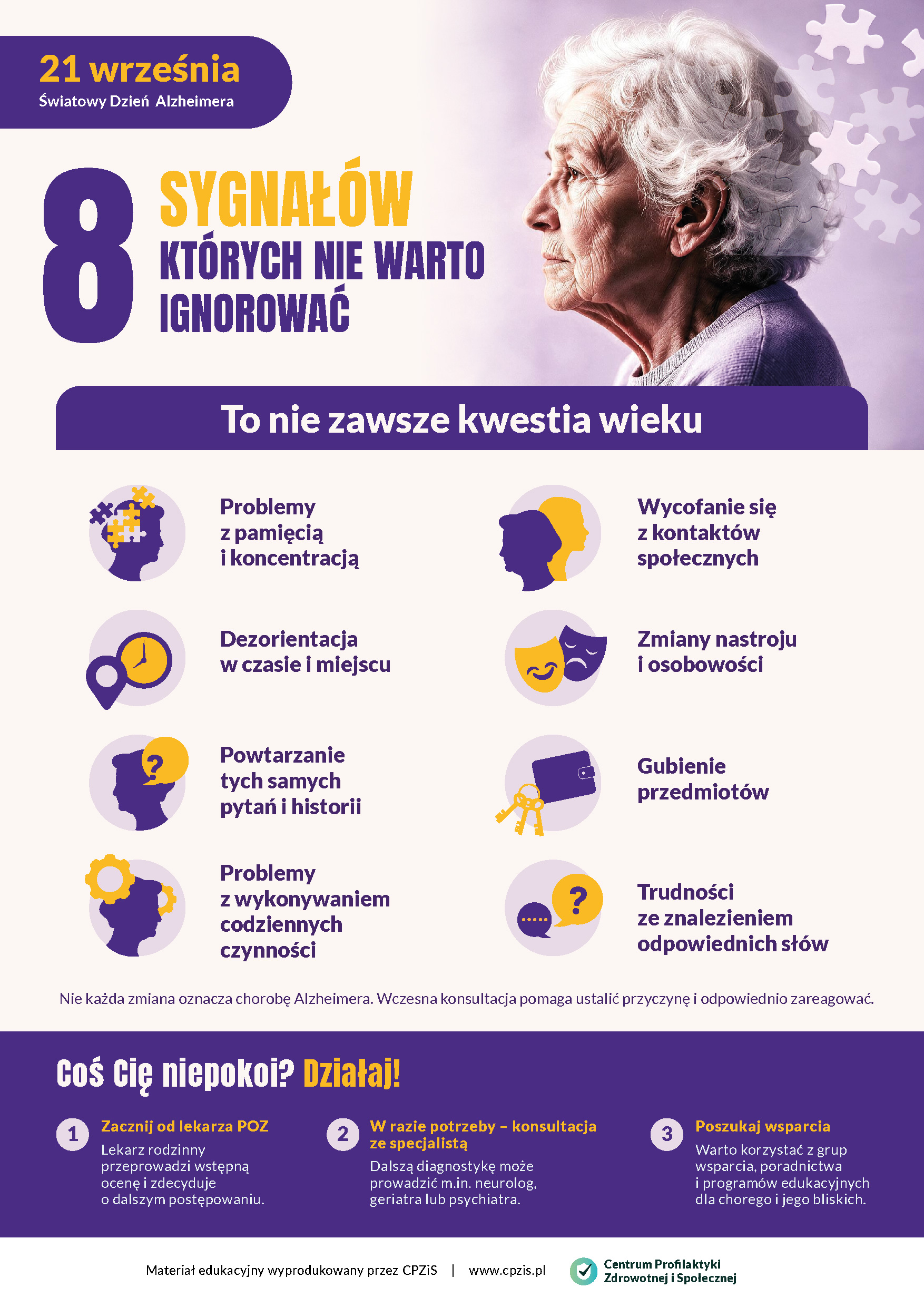 Światowy Dzień Walki z Chorobą Alzheimera